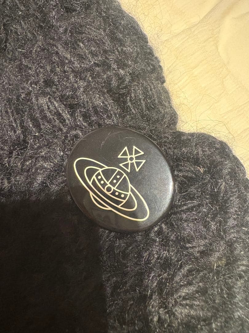 【Vivienne Westwood accessories】ニット帽 ブラック