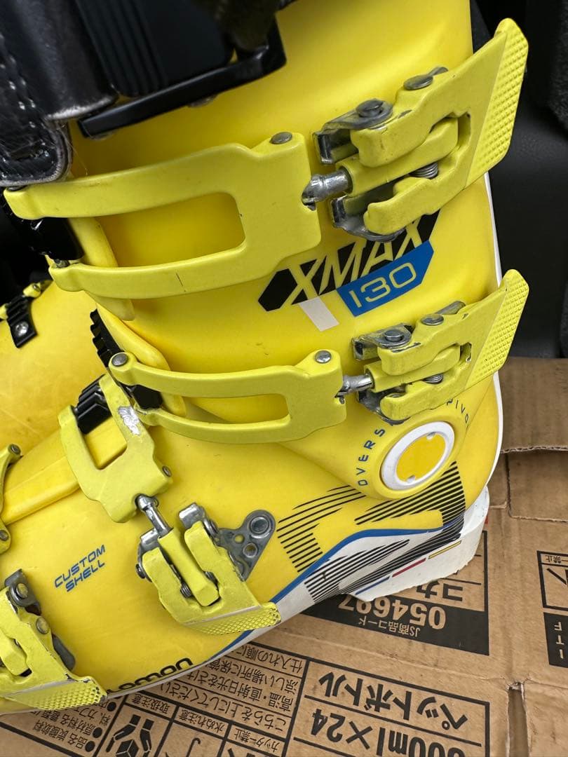 サロモン X-MAX130 黄/白 26.0cm/26.5cm 305mm