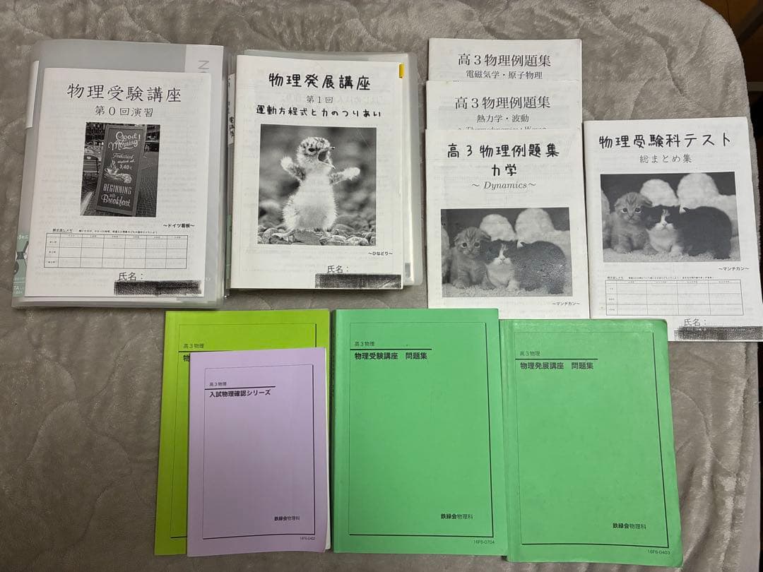 鉄緑会　高3物理　通年教材