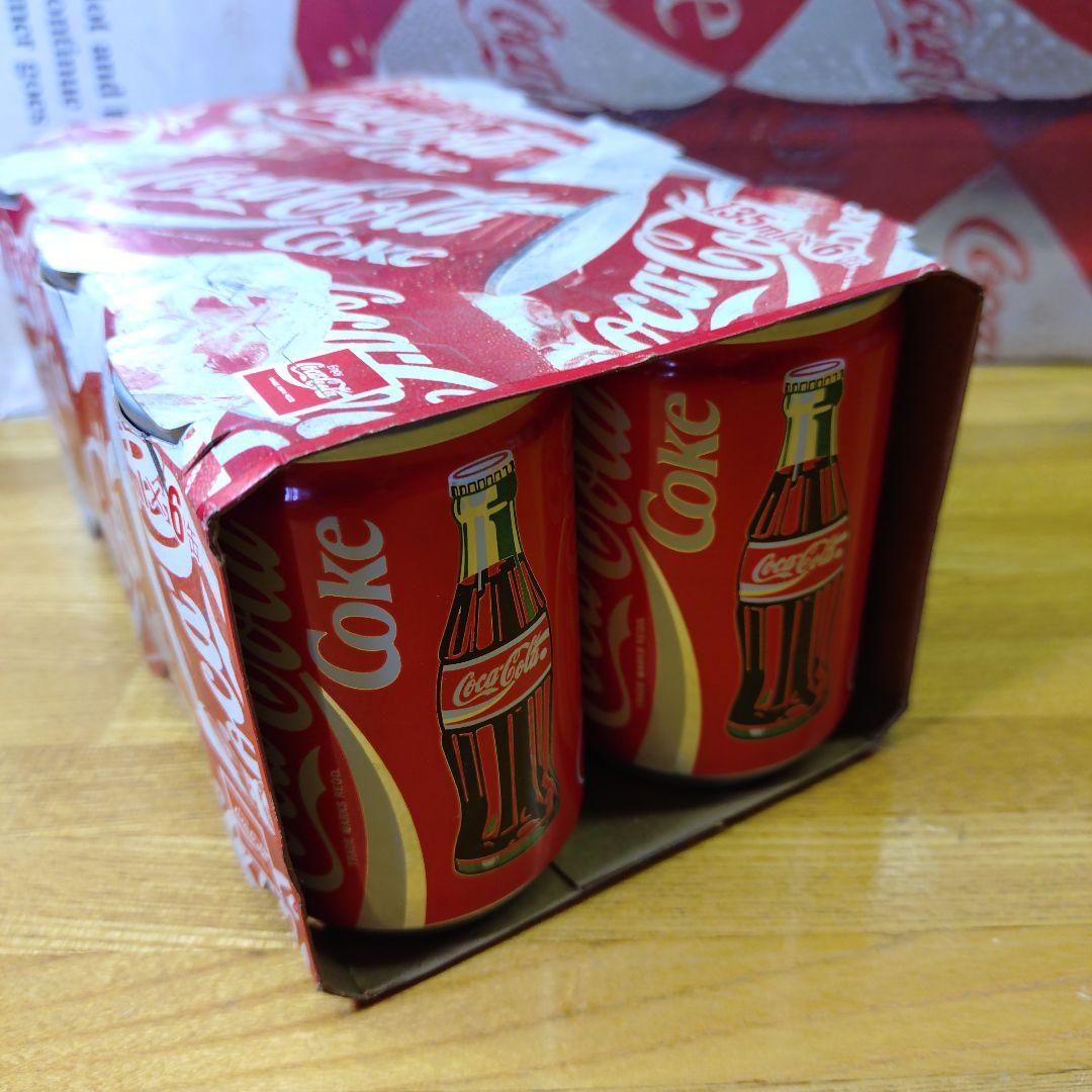 コカ・コーラ 135ml缶 6缶パック+1本 95年 製造中止缶