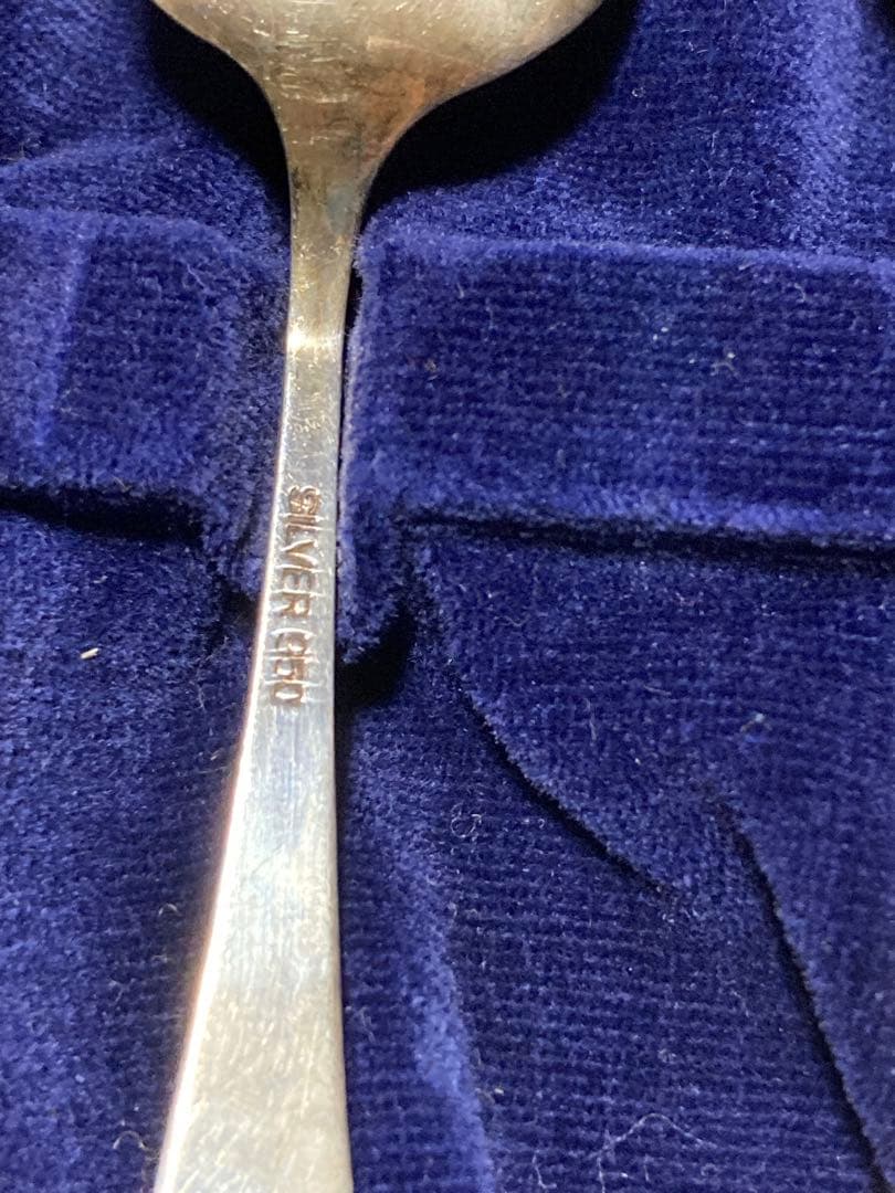 京都　寺内　スプーン　シルバー950