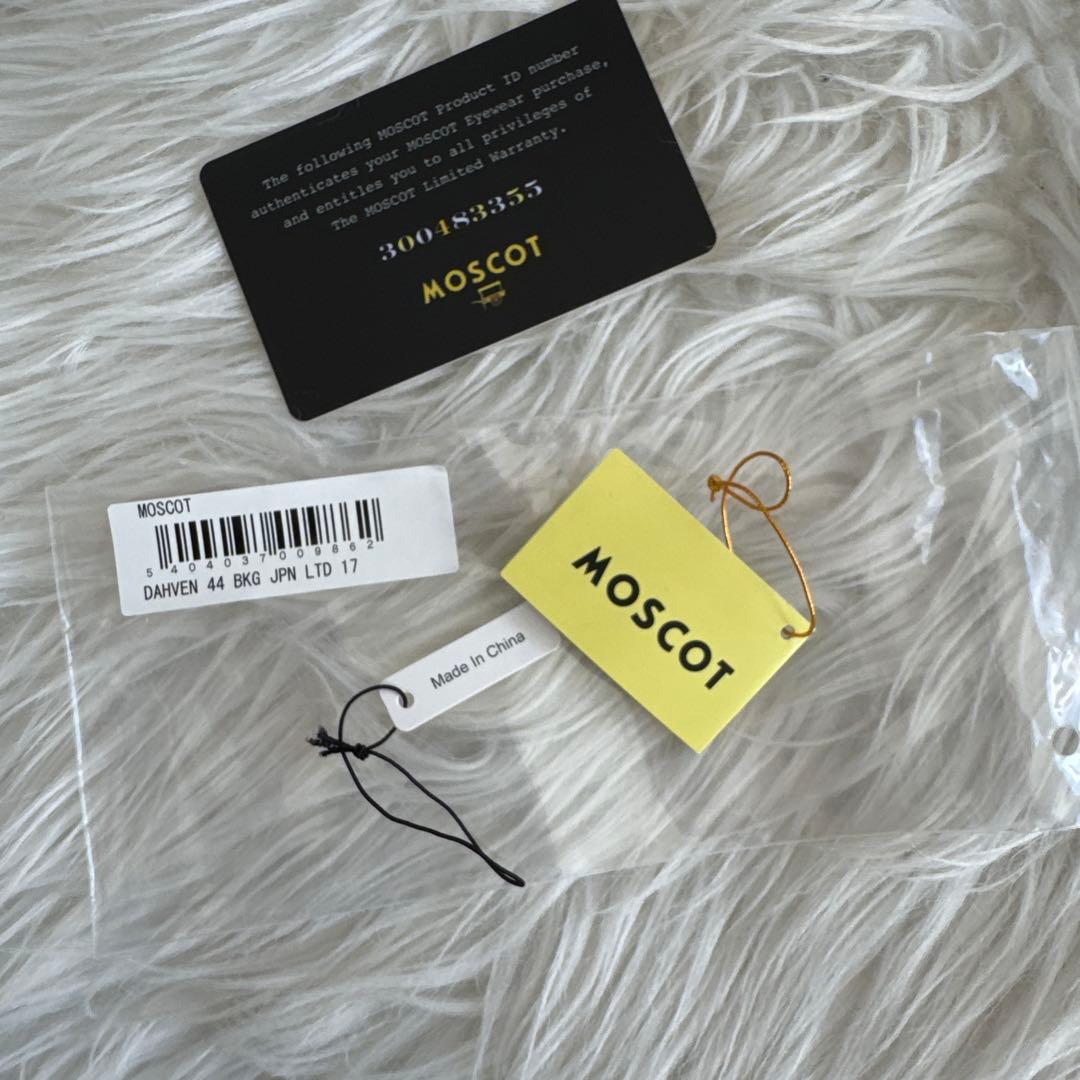 メガネ・老眼鏡 MOSCOT DAHVEN 44 BKG JPN LTD17