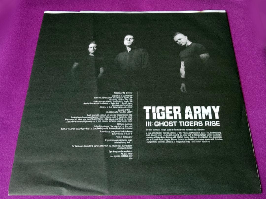 値下【白盤】Tiger Army