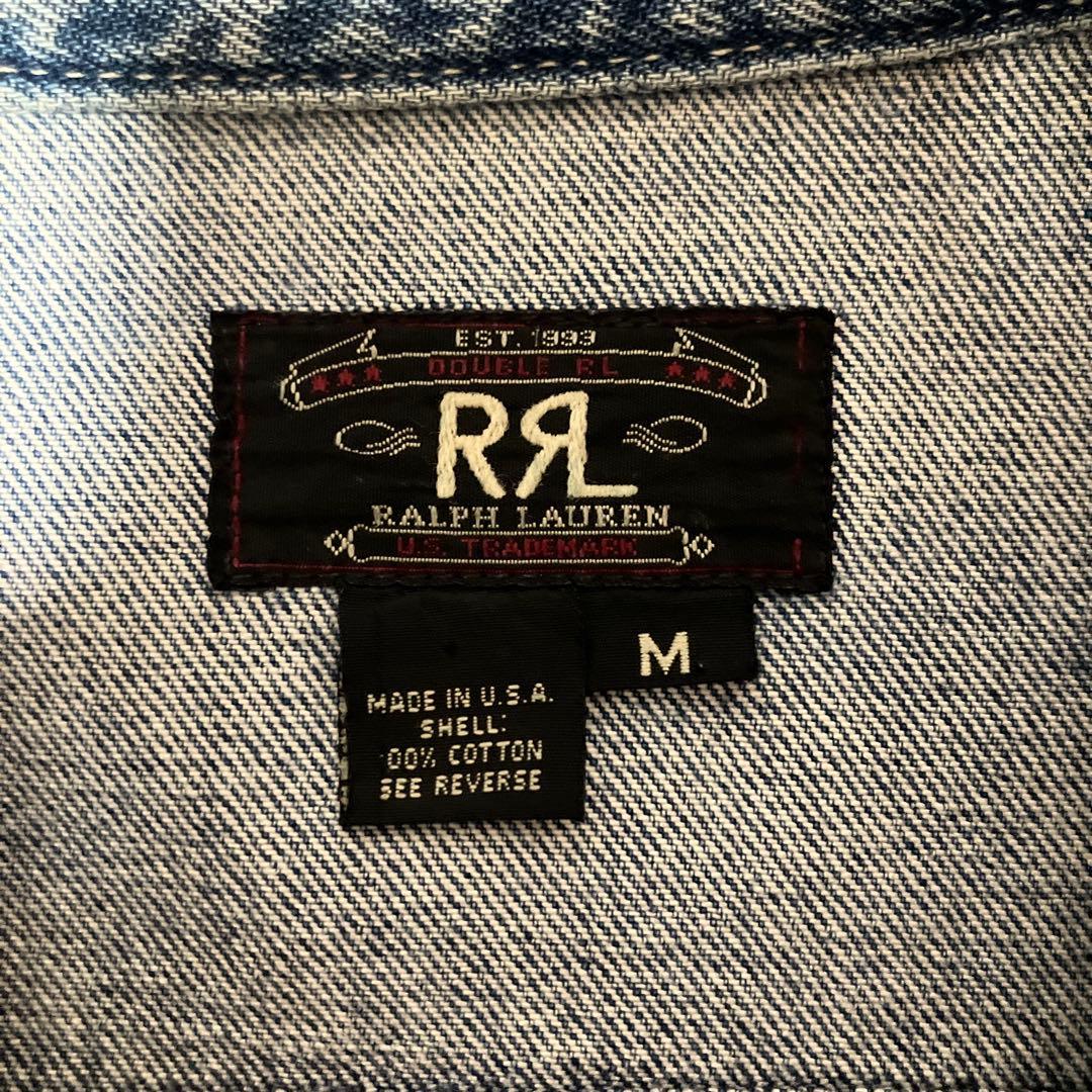 RRL デニムジャケット 三ツ星 アメリカ製 90s Mサイズ