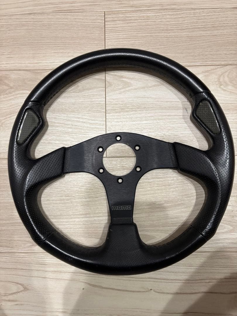 3スポークレザーステアリングホイール