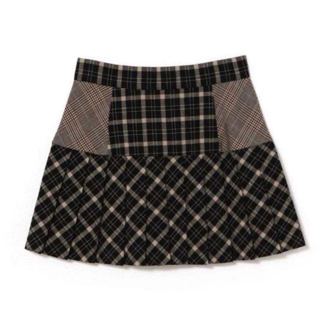 スカート ANDMARY Coco check pleats skirt M