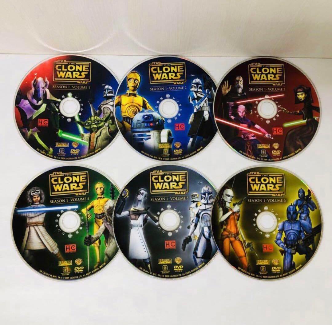 STARWARS　CLONEWARS　DVD全巻セット　33枚組　スターウォーズ
