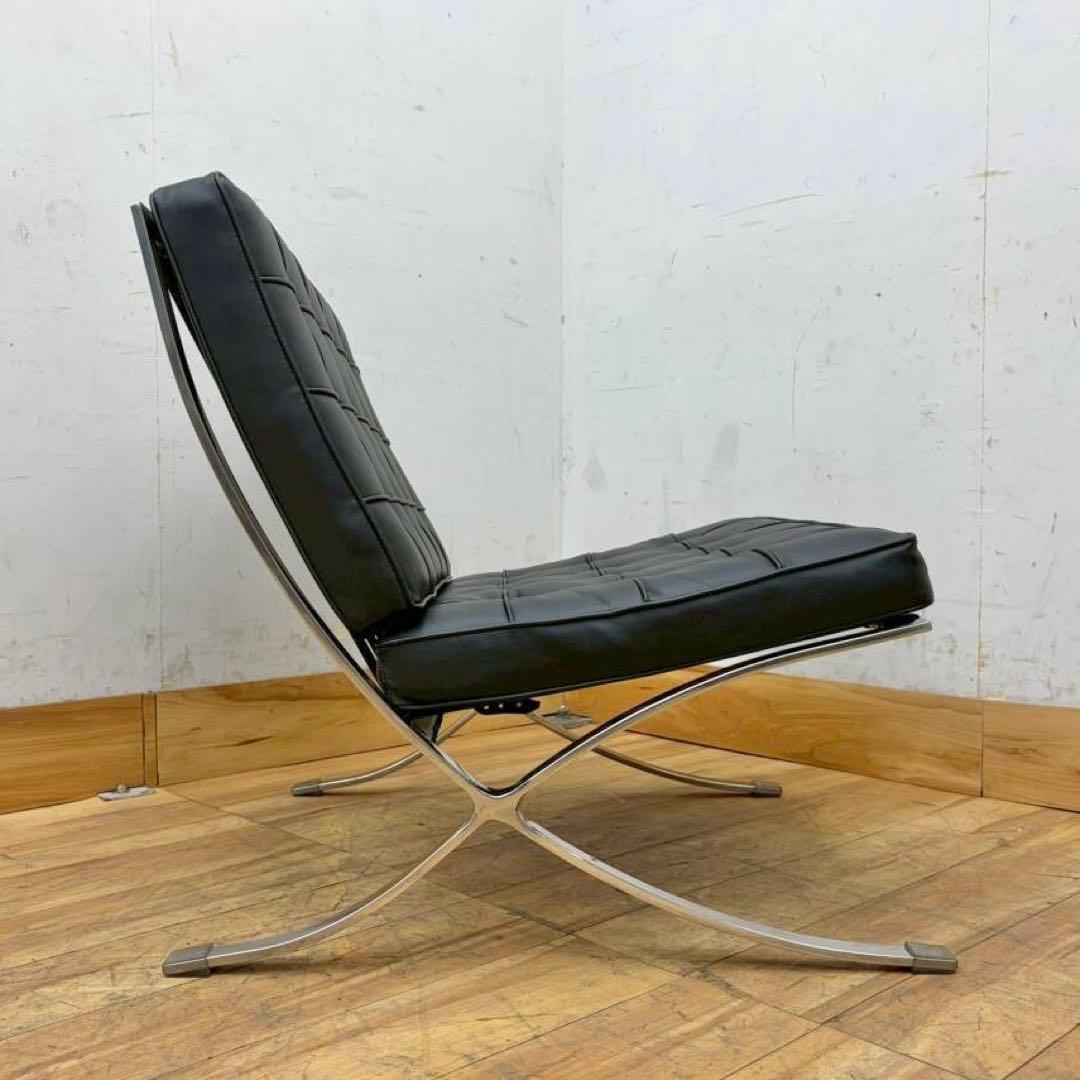 美品Barcelona Chairバルセロナチェアリプロダクト品　1人掛けソファ