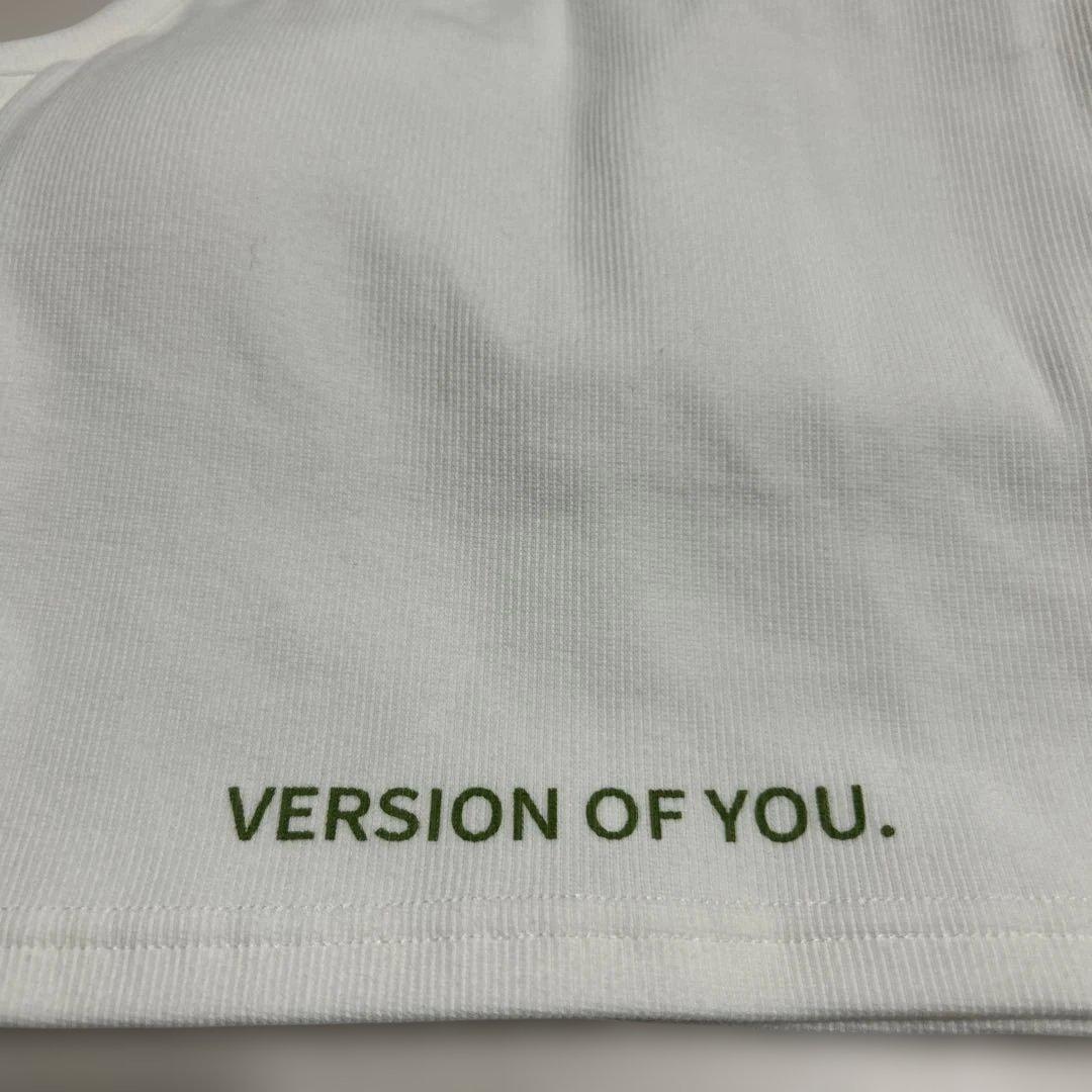 ホワイトタンクトップ VERSION OF YOU.