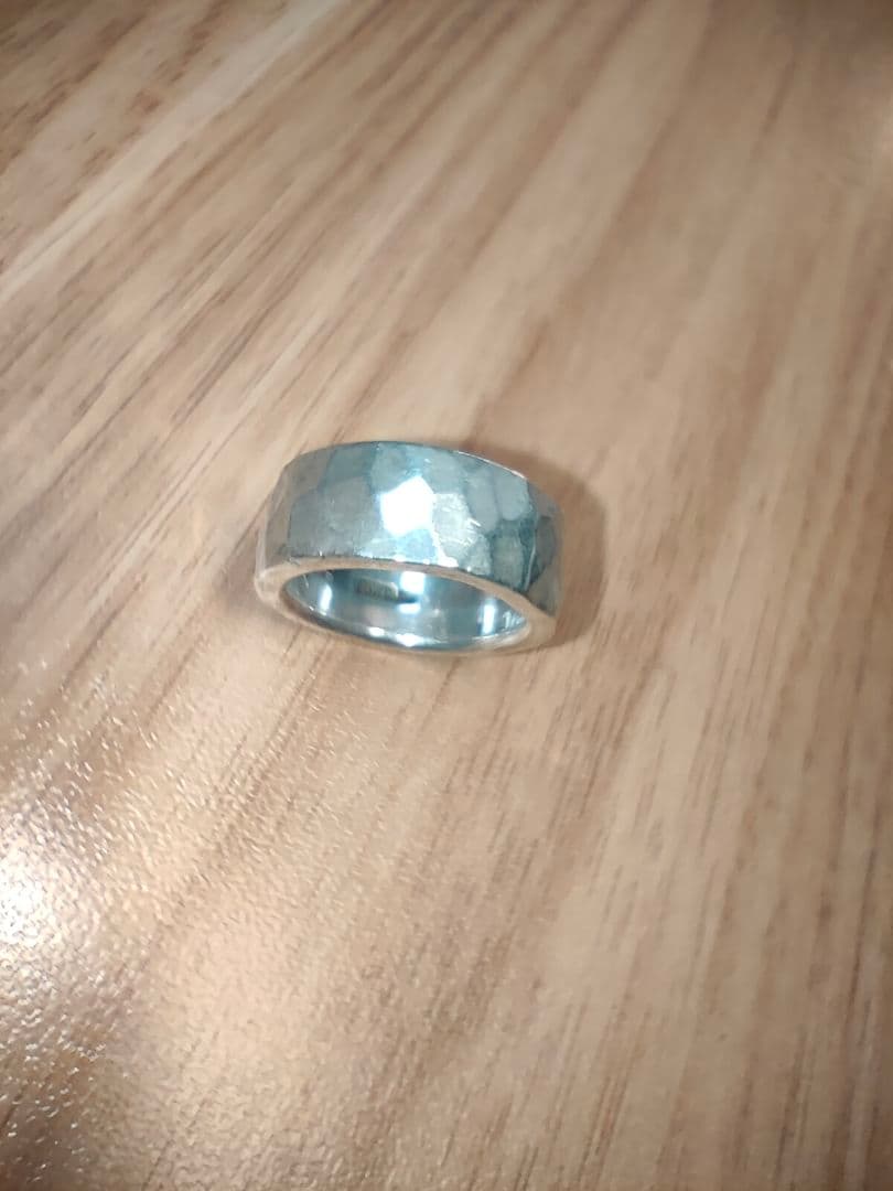 15号　シルバー1000 　howclub 指輪　リング 鍛造　 純銀　　重厚