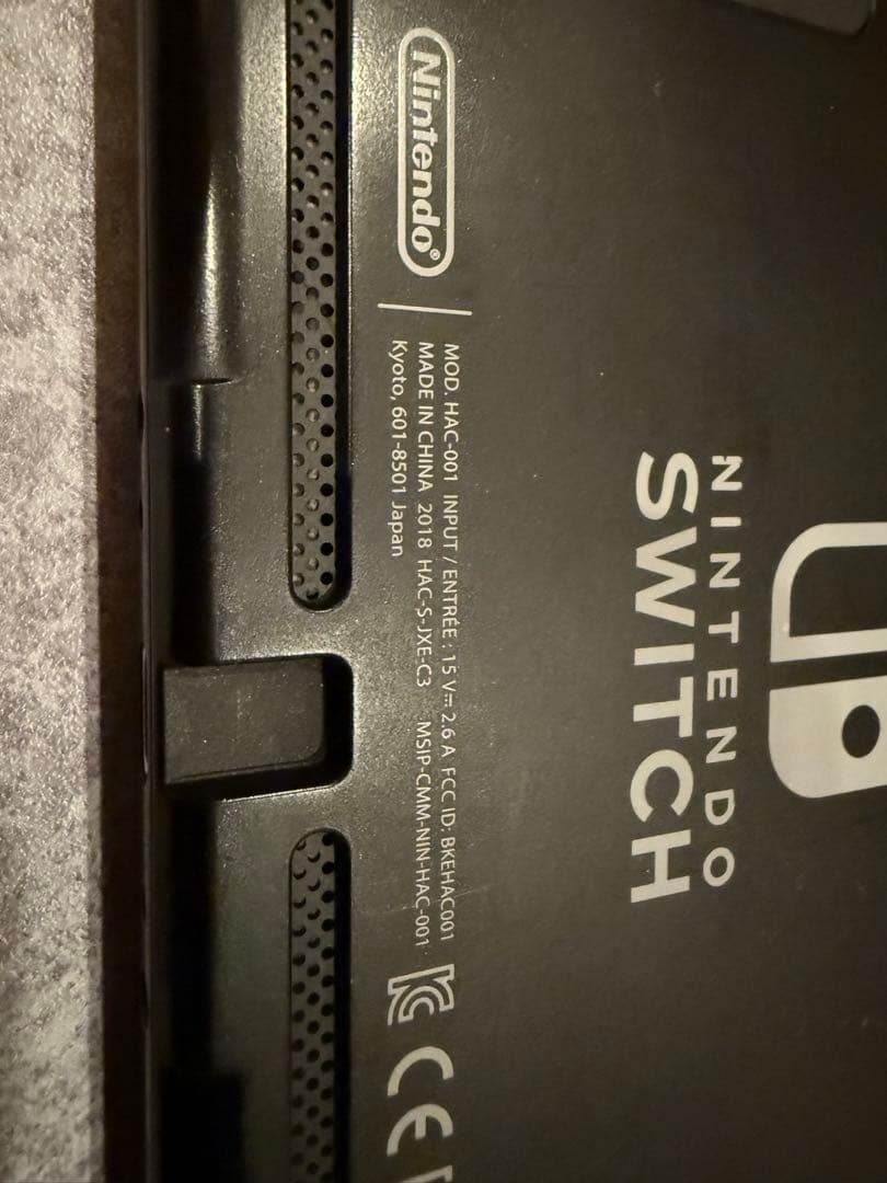 Nintendo Switch スイッチ 本体 初期型 未対策機 2018年製