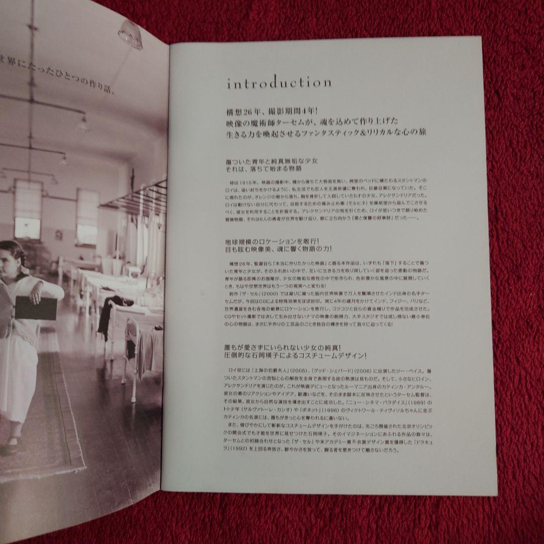 超激レア 落下の王国 the Fall パンフレット 映画