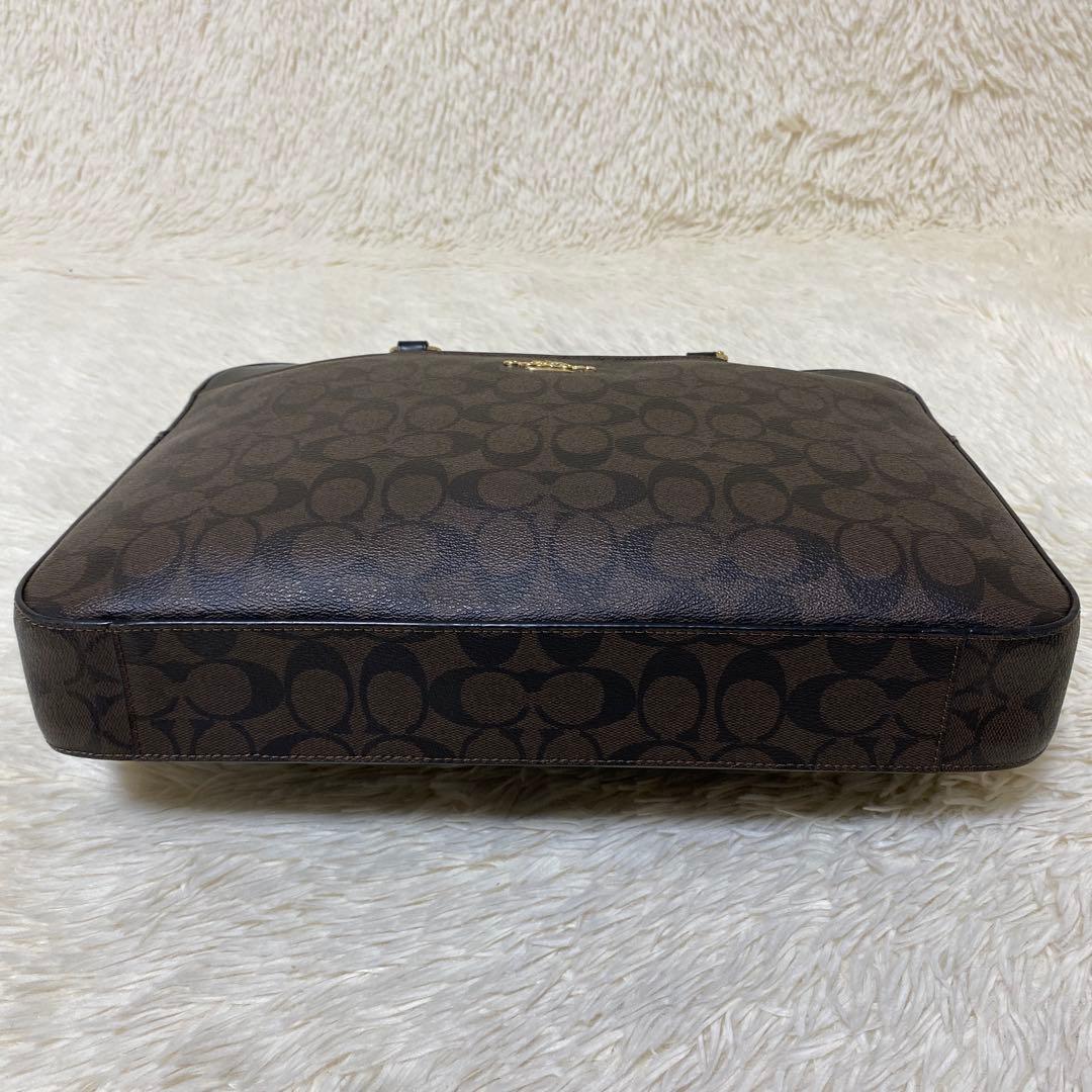 コーチ COACH シグネチャー ハンドバッグ A4可　ビジネスバッグ男女兼用