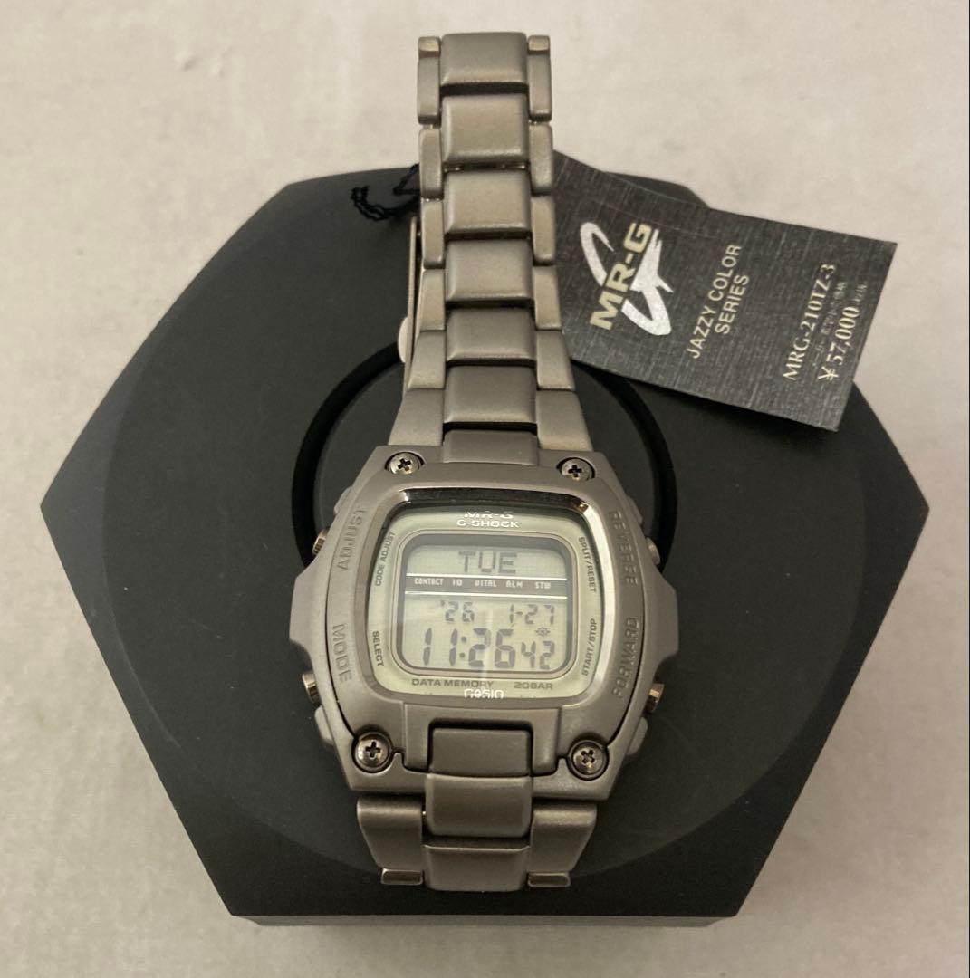 G-SHOCK MRG-210T チタン デジタル シルバーカラー ジャズカラー