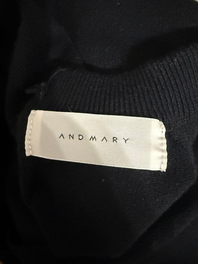 andmary Karen knit set mini dress グレー