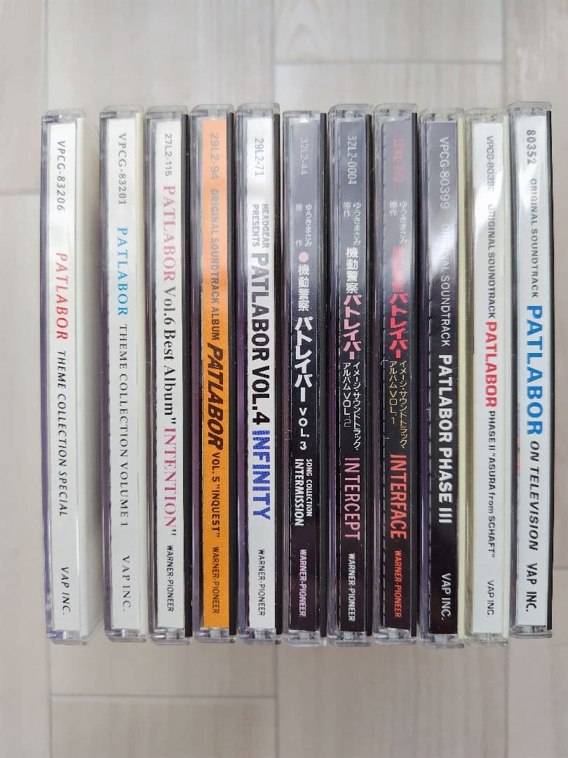 機動警察パトレイバー　PATLABOR サントラCD コレクション