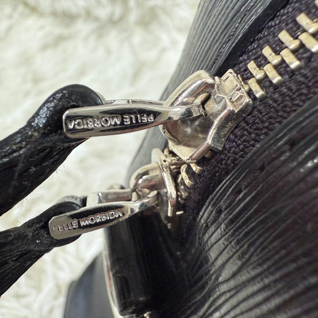 ペッレモルビダ キャピターノ 2way A4ブリーフケース ショルダー ブラック