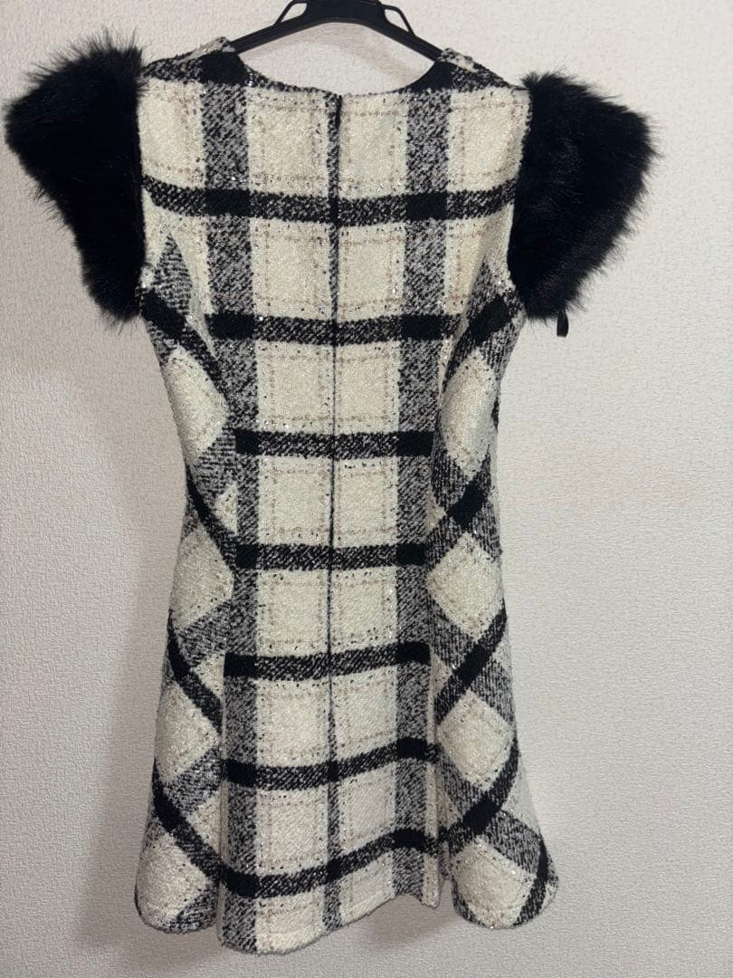 エムミーエメ M me eme メゾンツイードミニワンピース