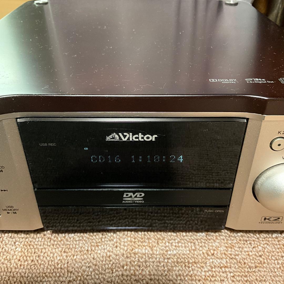 Victor ウッドコーンコンポEX-AR7 スピーカースタンドセットEX-A3