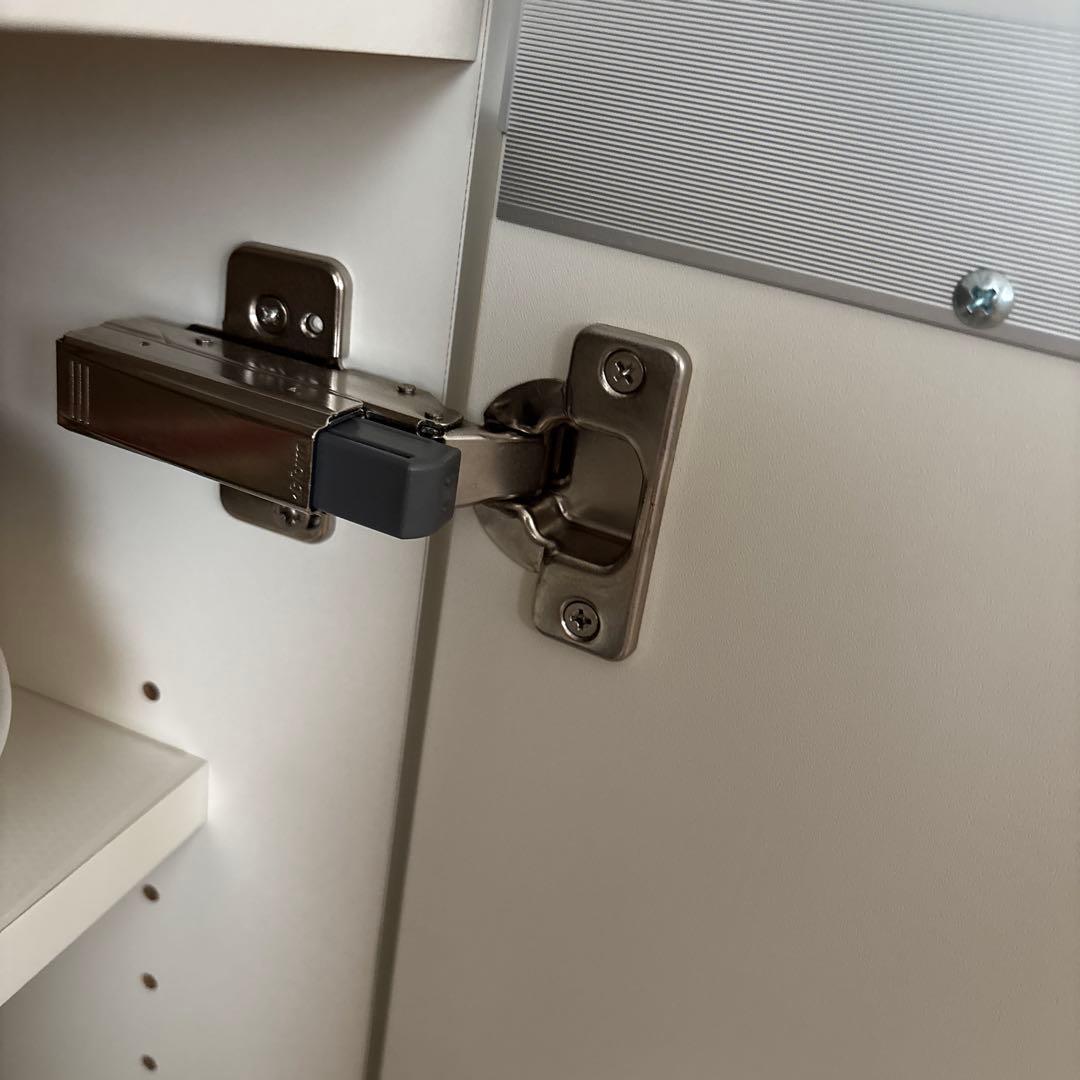 鏡面ホワイト　キッチンカウンター 25日の発送で2000円引き