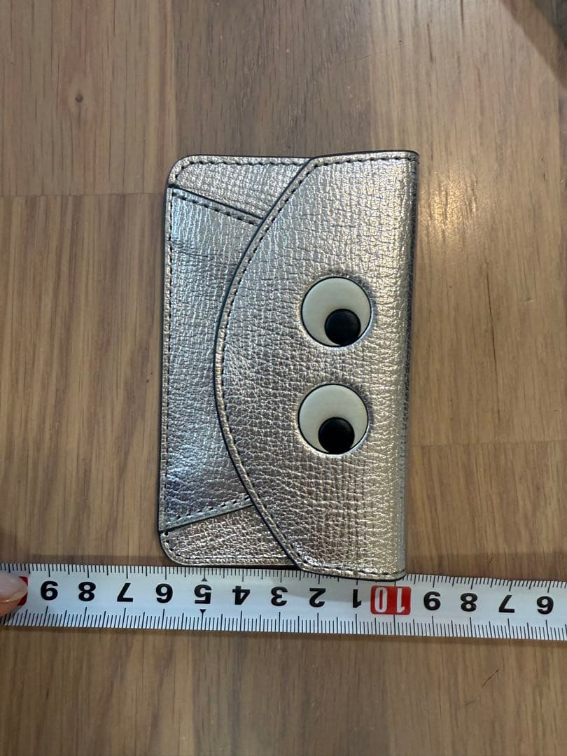 新品ANYAHINDMARCH スマホカードケース シルバー
