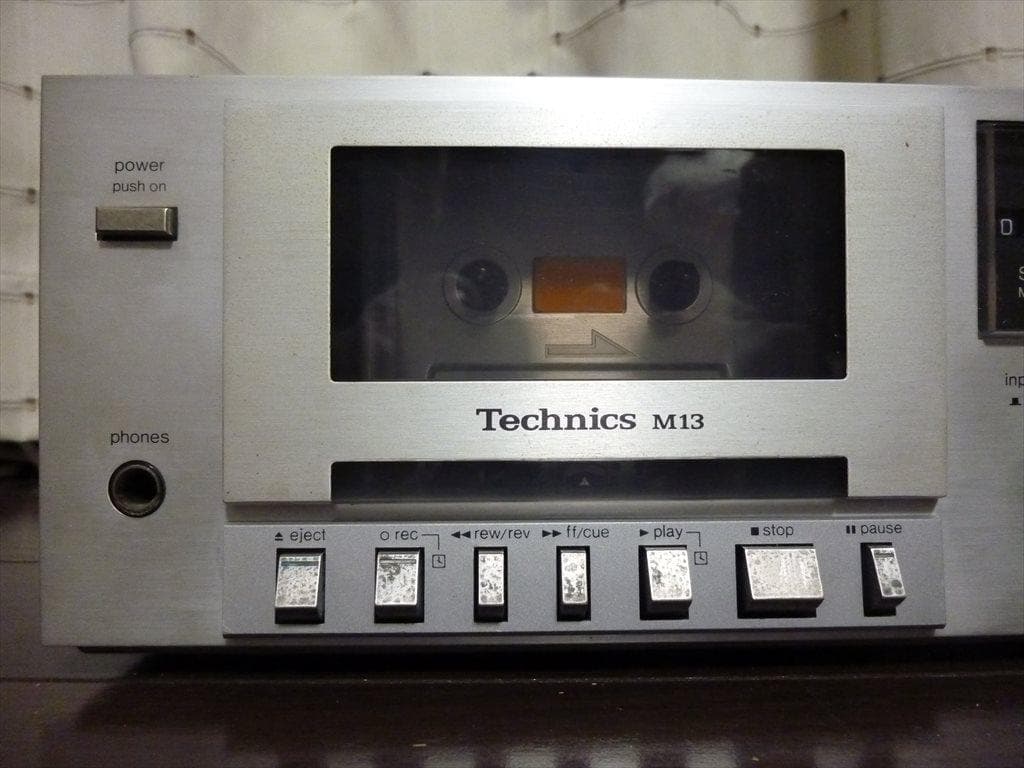テクニクス Technics カセットデッキ RS-M13全機能動作 美品