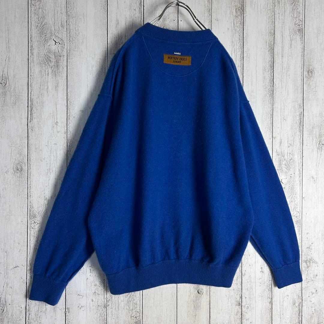 5957【人気デザイン・美品】ルイヴィトン‪☆インサイドアウトロゴ入りニット