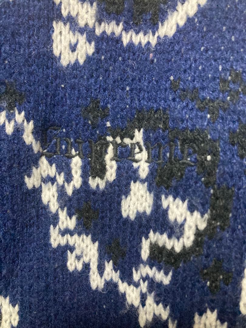 supreme 18ss Bandana sweater 美中古