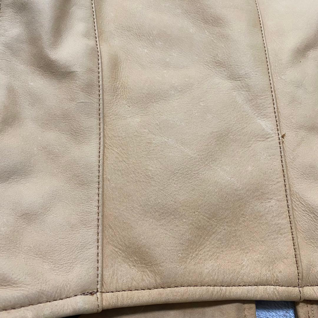 VANSON Leathers スウェードレザーベスト USA 製 タンカラー