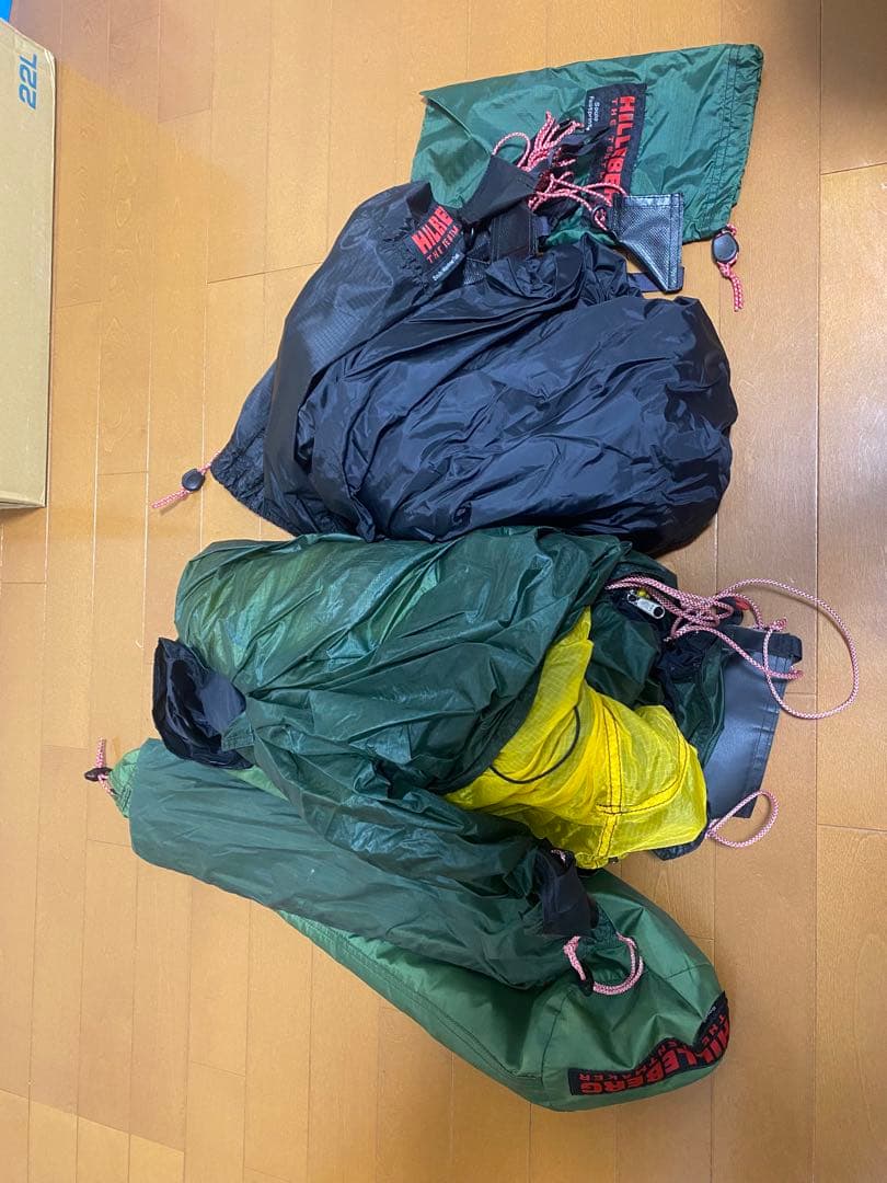 HILLEBERG ソウロ テント フットプリント、メッシュインナー付ヒルバーグ