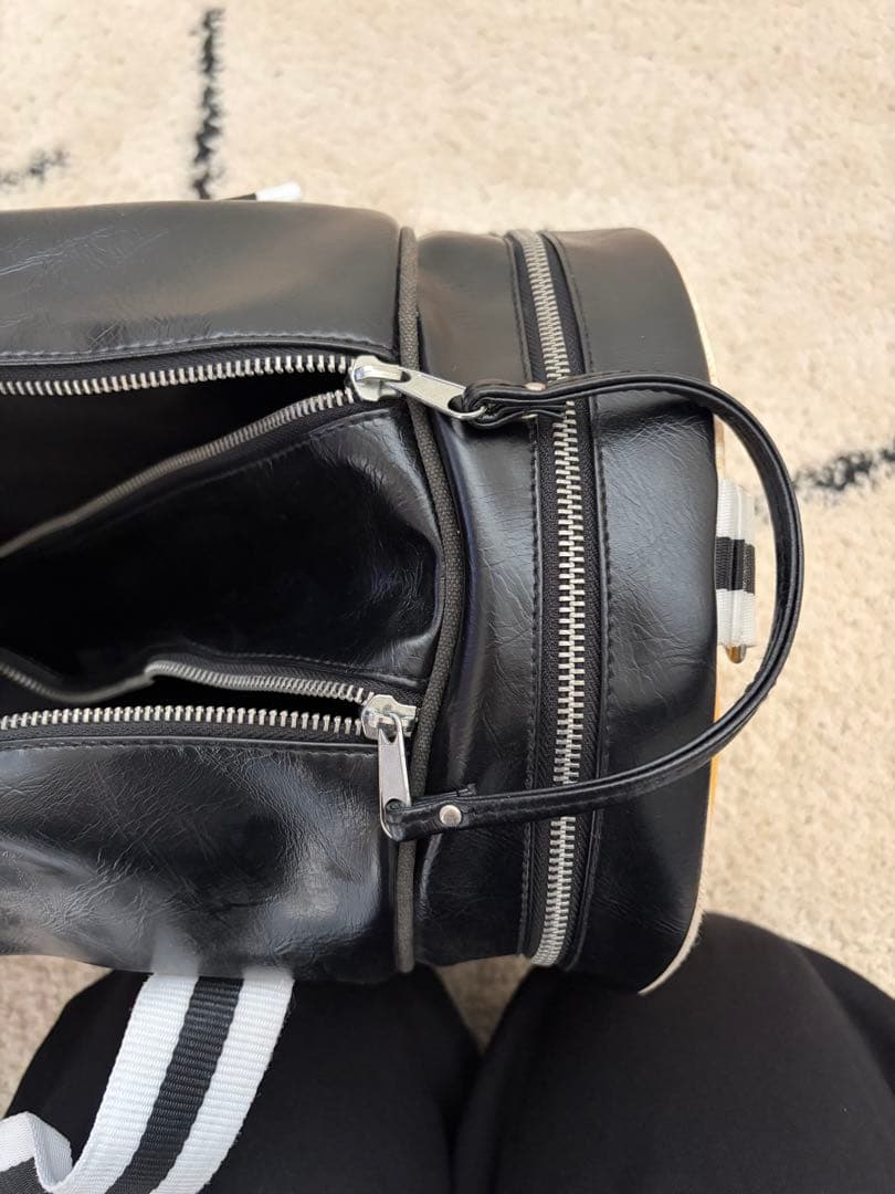 FRED PERRY ドラムバッグ ブラック/イエロー