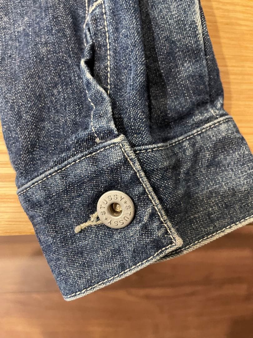 STUSSY ステューシー デニムジャケット Gジャン L インディゴ