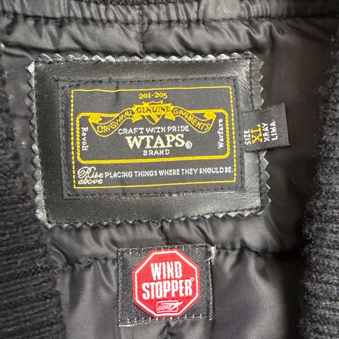 ダブルタップス　大きいサイズ　ダウンベスト　ブラック　XLサイズ