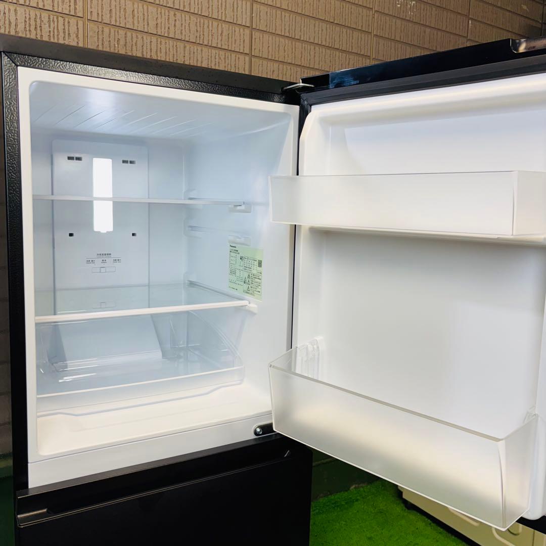 25年製 冷蔵庫 一人暮らし マットブラック パナソニック【地域限定配送無料】
