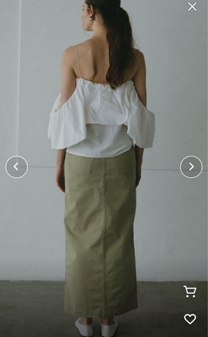 や*し様 ETRE ナローストラップバルーンキャミソール junnaさん着用