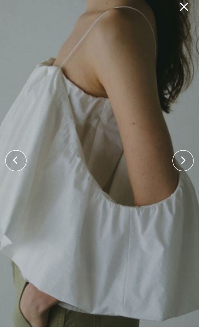 や*し様 ETRE ナローストラップバルーンキャミソール junnaさん着用