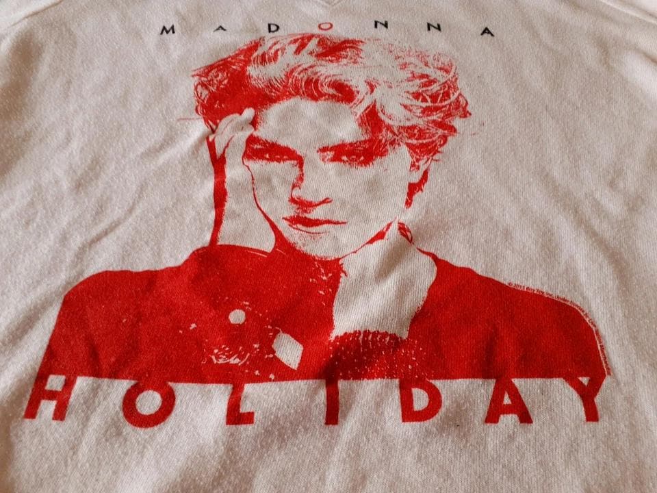 MADONNA　オフィシャル 裏起毛 ボートネック スウェット シャツ