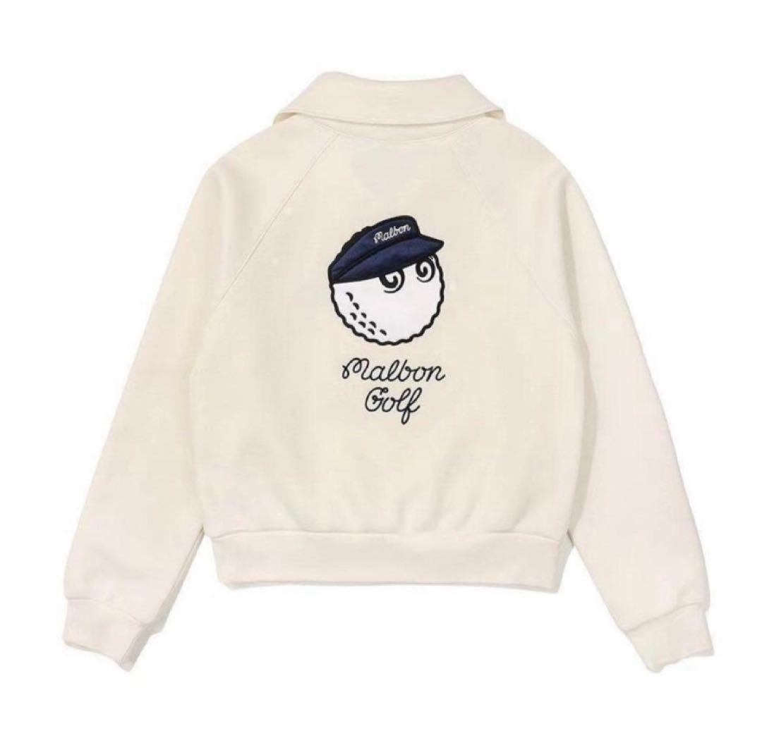 Ｍ クリーム　マルボンゴルフ MALBON GOLF ウエア