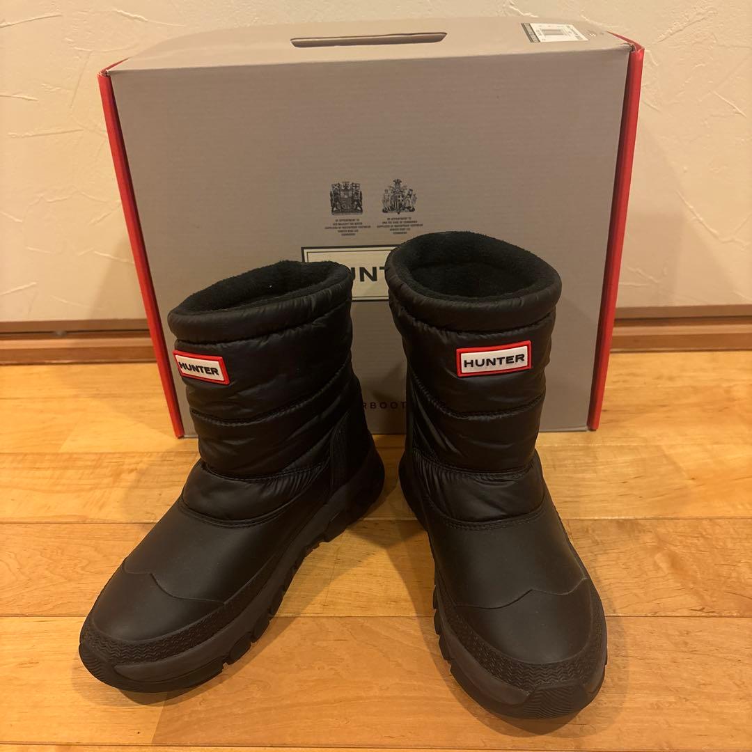 HUNTER 防水ショートブーツ ブラック　新品　36
