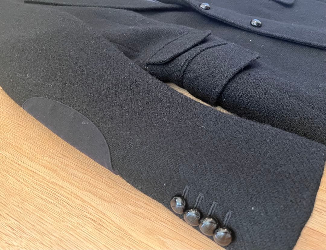 トゥモローランド最高峰PILGRIM×英国ハリスツイード社製 極上厚手ツイード