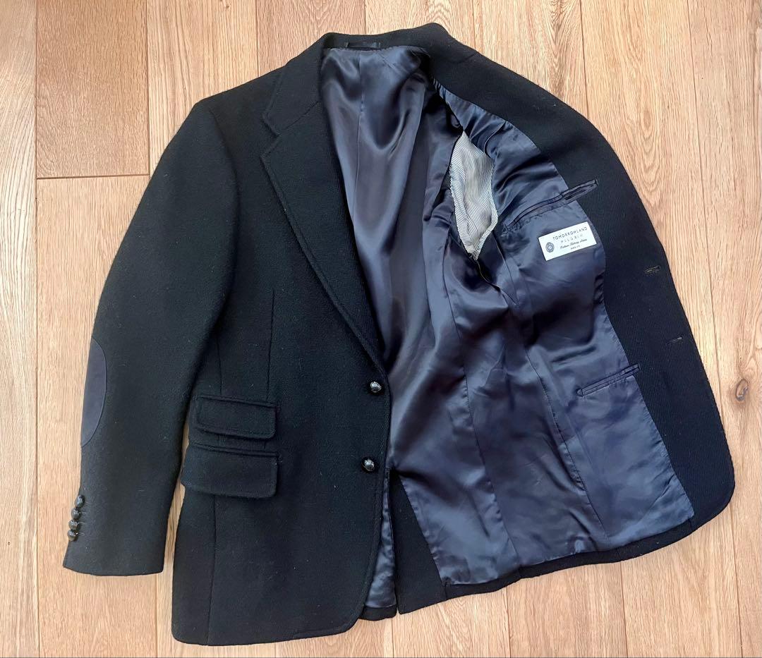 トゥモローランド最高峰PILGRIM×英国ハリスツイード社製 極上厚手ツイード