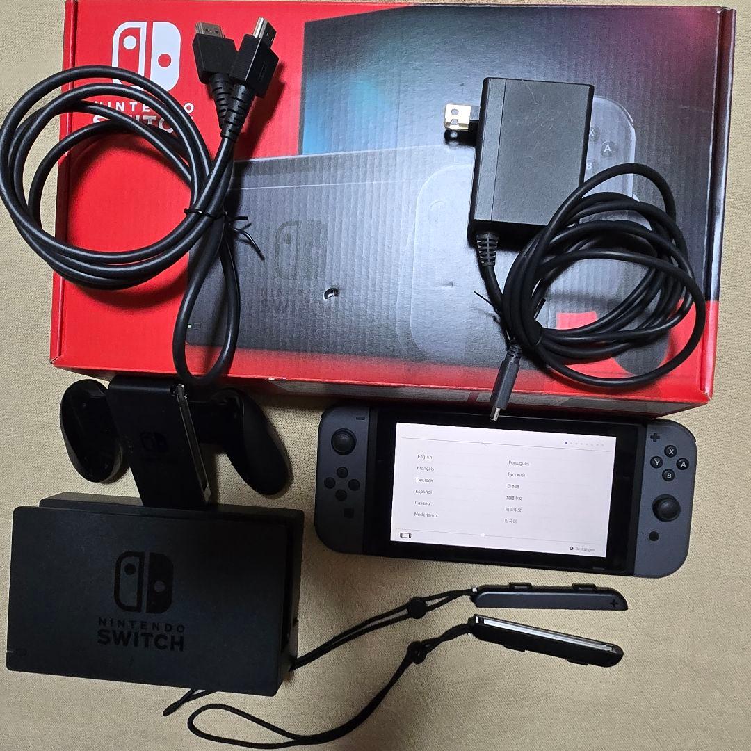 付属品完備*任天堂 ニンテンドースイッチ Nintendo Switch グレー