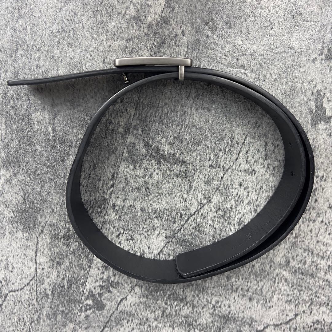 GUCCI Gバックル レザー ベルト ブラック