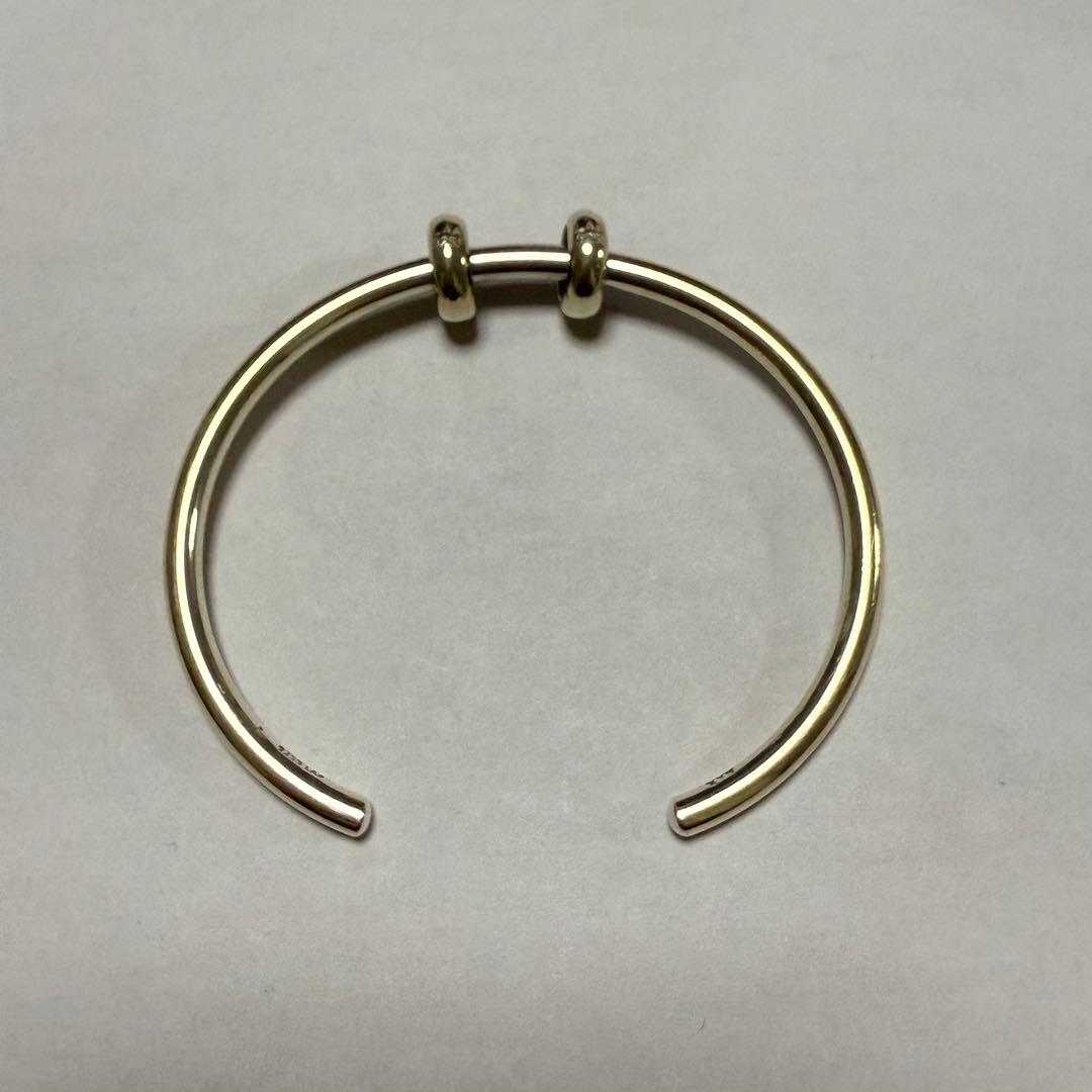 TROLLBEADS シルバー バングル スペーサー付きトロールビーズ