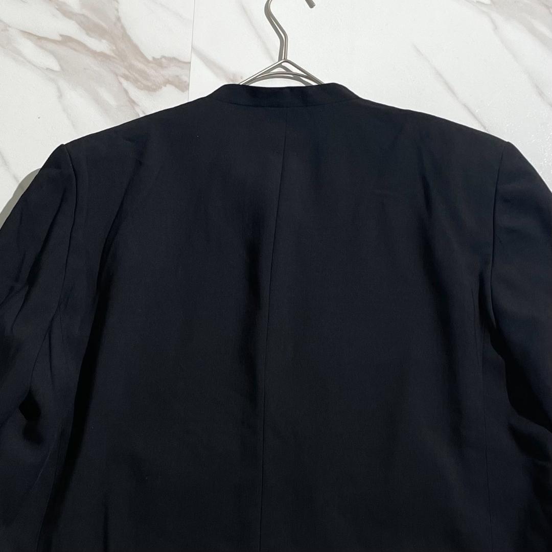 希少✨イッセイミヤケ メンズ マオカラープリーツジャケット 3 黒