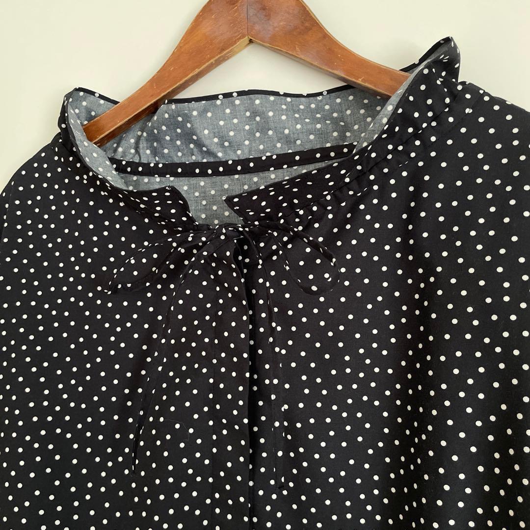 未使用近　ユナイテッドアローズ　フリルカラー フレアスリーブ ブラウス