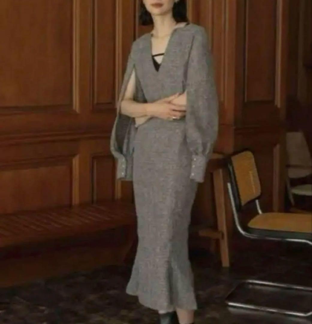 【新品】Knuth Marf マーメイド ワンピース tweed mermaid