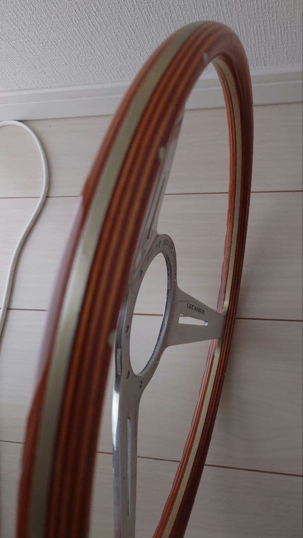 choutin LECARRA レカラ ウッドステアリング 当時物 希少
