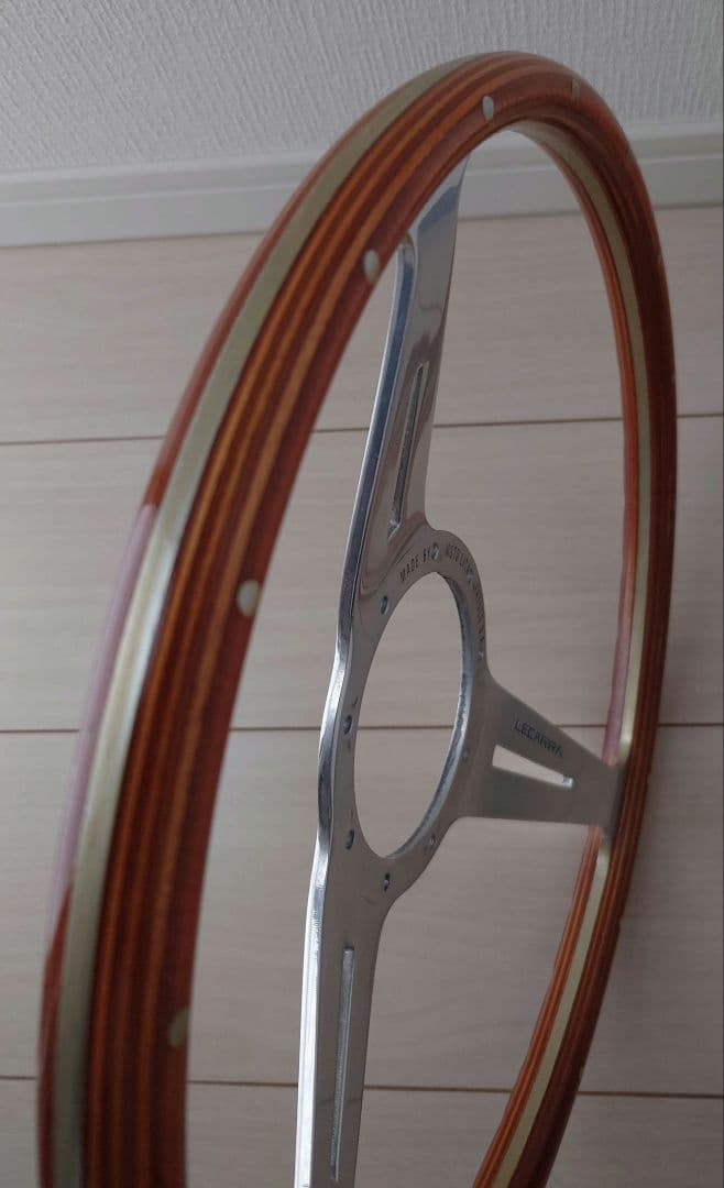 choutin LECARRA レカラ ウッドステアリング 当時物 希少