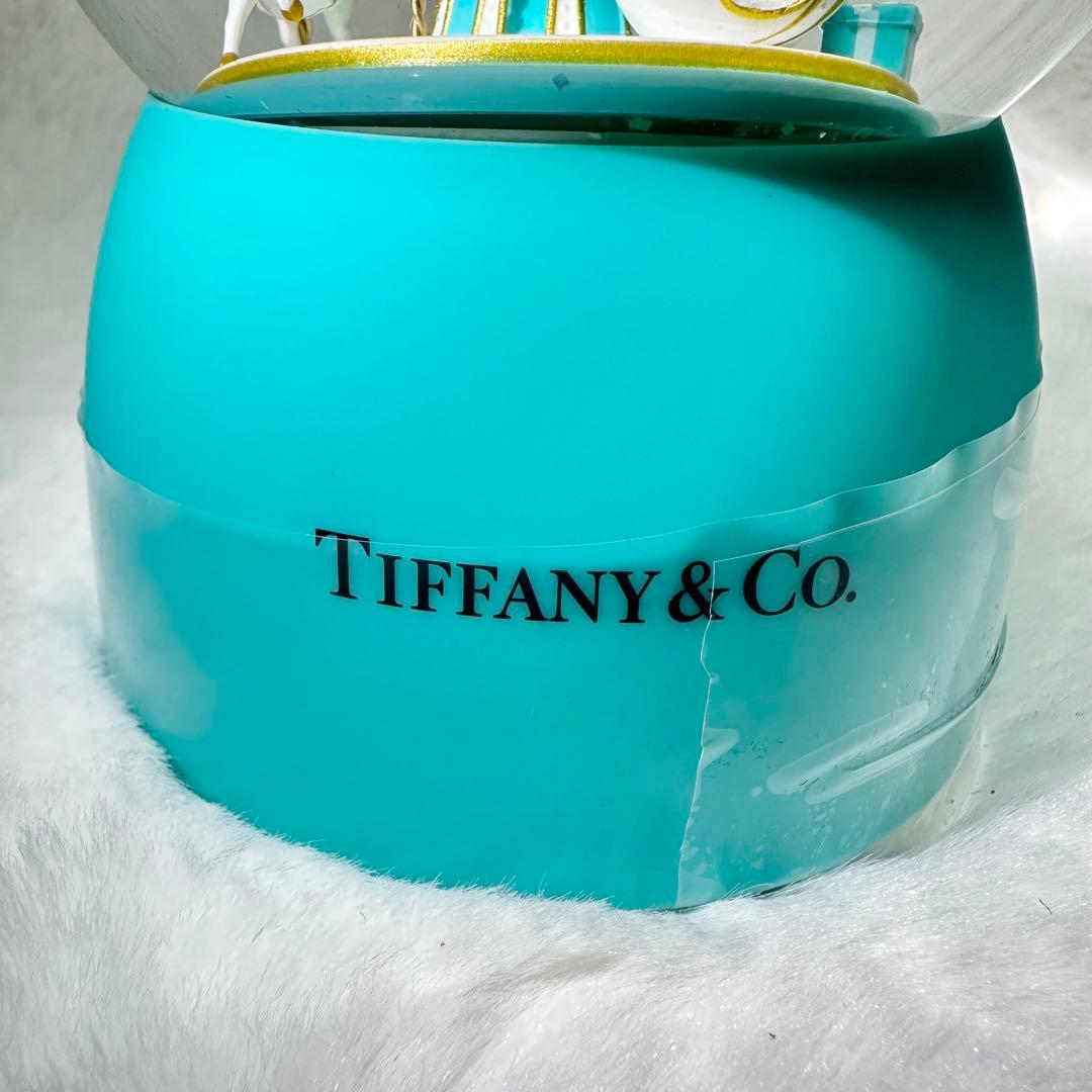 【新品・非売品】希少　ティファニー メリーゴーランド オルゴール　スノードーム